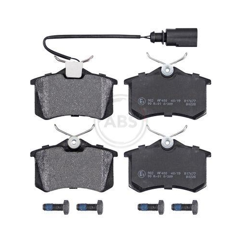 Bremsbelagsatz Scheibenbremse A.b.s. 37214 f&uuml;r Audi Ford Seat VW Vag Hinterachse