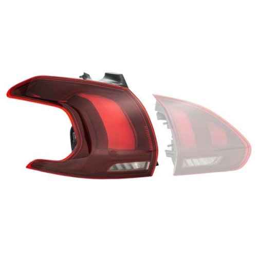 Heckleuchte Hella 2SD 354 846-031 f&uuml;r Peugeot Links