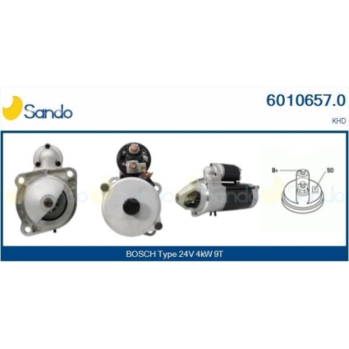 Starter Sando 6010657.0 for Khd Deutz
