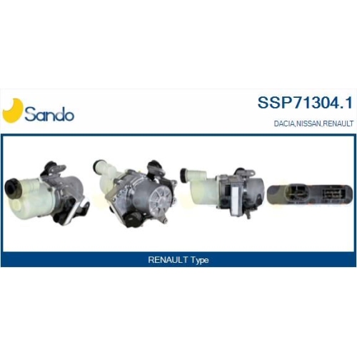 Hydraulikpumpe Lenkung Sando SSP71304.1 für Renault Dacia
