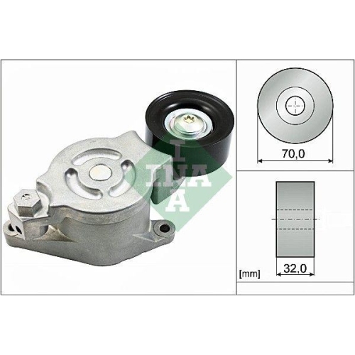 Riemenspanner Keilrippenriemen Schaeffler Ina 534 0538 10 für Mazda