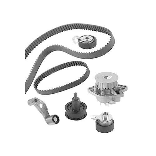 Wasserpumpe + Zahnriemensatz Graf KP674-3 f&uuml;r Seat VW
