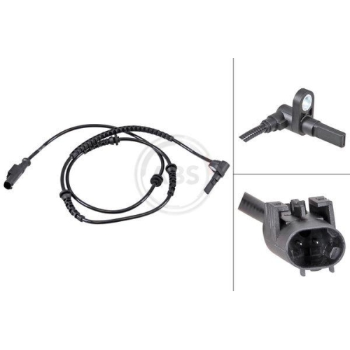 Sensor Raddrehzahl A.b.s. 31768 f&uuml;r Fiat Fiat / Lancia Jeep Hinterachse