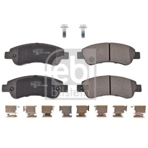 Bremsbelagsatz Scheibenbremse Febi Bilstein 16814 f&uuml;r Citro&euml;n Fiat Peugeot