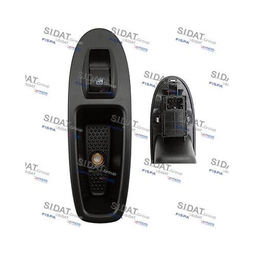 Schalter Fensterheber Sidat 5.145268 f&uuml;r Alfa Romeo Fiat Lancia Hinten Links