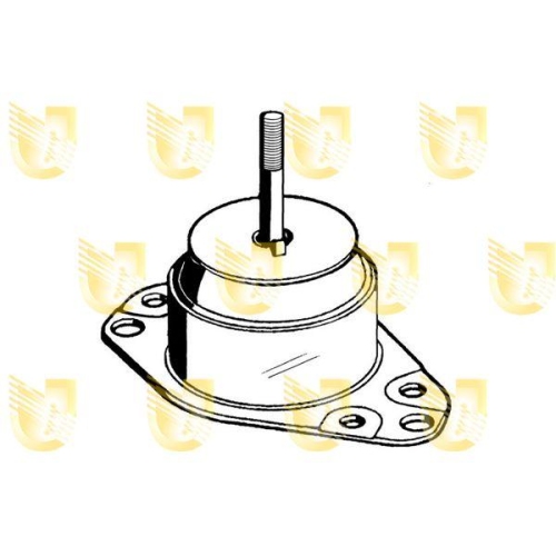 Lagerung Motor Unigom 395188 f&uuml;r Fiat F&uuml;r Fahrzeuge Mit Klimaanlage