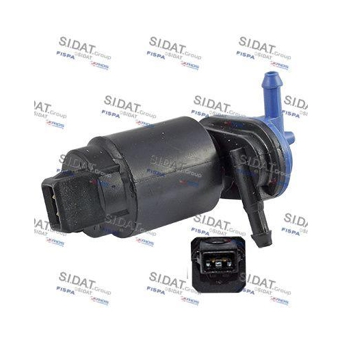 Waschwasserpumpe Scheibenreinigung Sidat 5.5108 f&uuml;r Audi Ford Opel Saab Seat VW