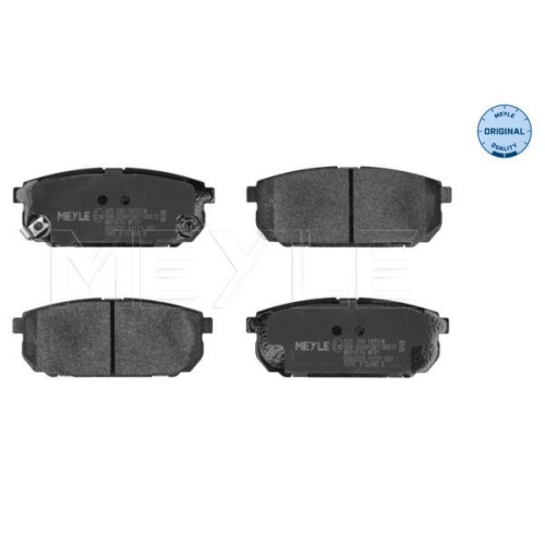 Bremsbelagsatz Scheibenbremse Meyle 0252405815W Meyle-original: True To Oe. f&uuml;r
