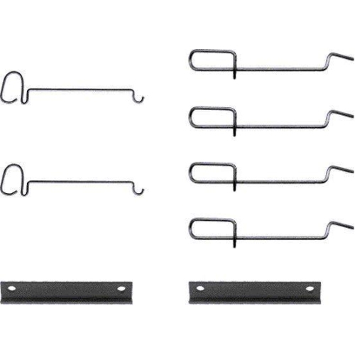 Zubehörsatz Scheibenbremsbelag Hella 8DZ 355 202-241 für Vorderachse