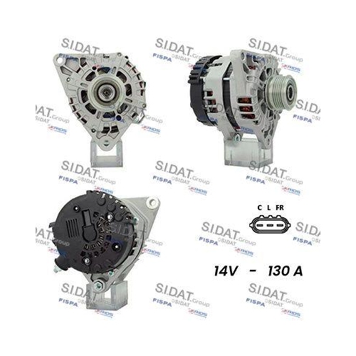 Generator Sidat A12VA1129 für Hyundai Kia