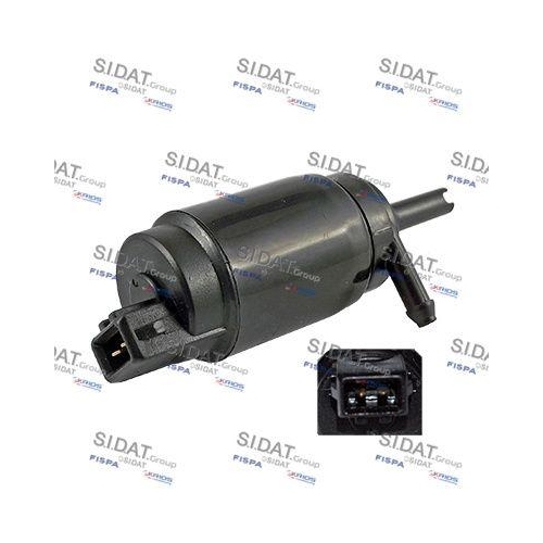 Waschwasserpumpe Scheibenreinigung Sidat 5.5111 für Alfa Romeo Audi Chrysler VW