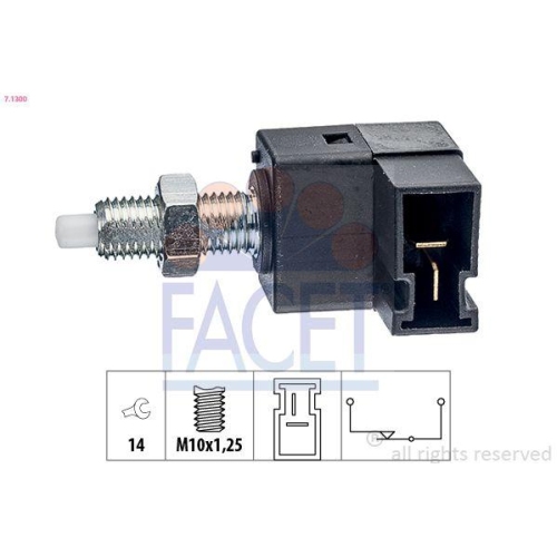Bremslichtschalter Facet 7.1300 Made In Italy - Oe Equivalent f&uuml;r Hyundai Kia