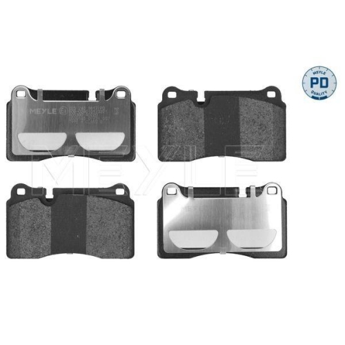 Bremsbelagsatz Scheibenbremse Meyle 0252409817PD f&uuml;r Audi Seat VW Cupra