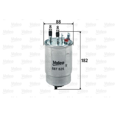 Kraftstofffilter Valeo 587525 für Fiat