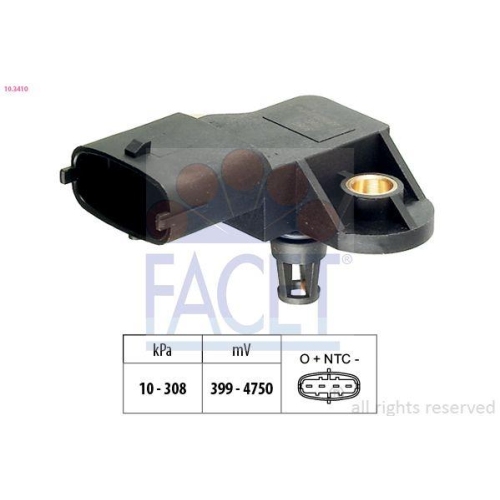 Sensor Ladedruck Facet 10.3410 Made In Italy - Oe Equivalent für Suzuki
