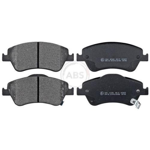 Bremsbelagsatz Scheibenbremse A.b.s. 37620 f&uuml;r Toyota Vorderachse
