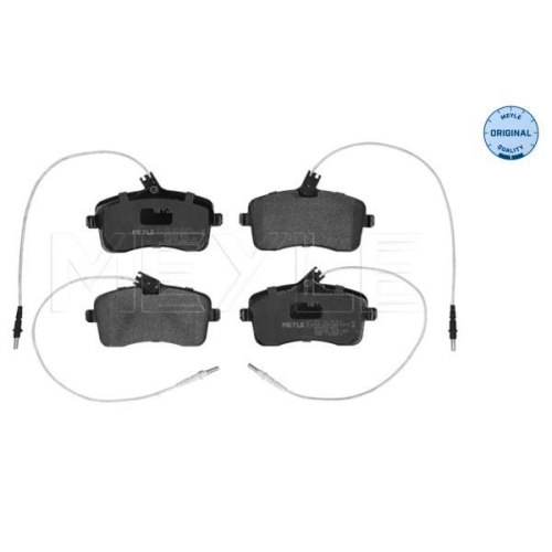 Bremsbelagsatz Scheibenbremse Meyle 0252413418W Meyle-original: True To Oe. f&uuml;r