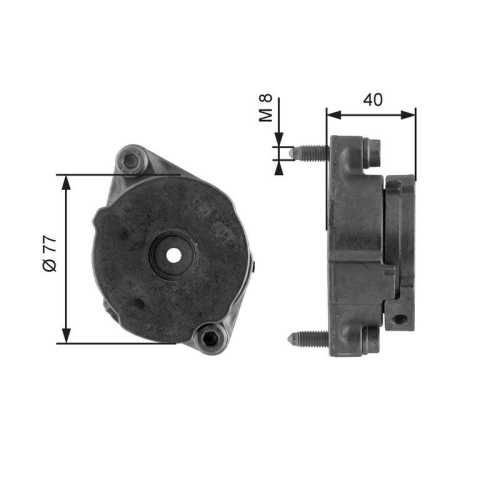 Riemenspanner Keilrippenriemen Gates T38345 Drivealign™ für Audi Ford Seat VW