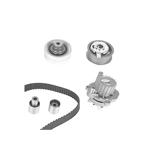 Wasserpumpe + Zahnriemensatz Graf KP731-1 f&uuml;r Audi Seat Skoda VW