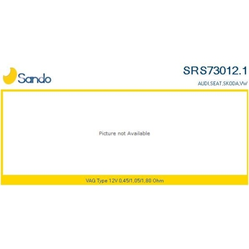 Widerstand Innenraumgebläse Sando SRS73012.1 für Vag Mini