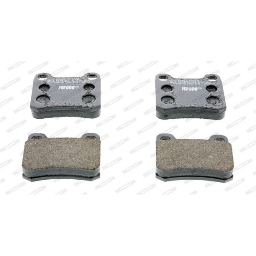 Bremsbelagsatz Scheibenbremse Ferodo FDB328 Premier Eco Friction f&uuml;r Hinterachse