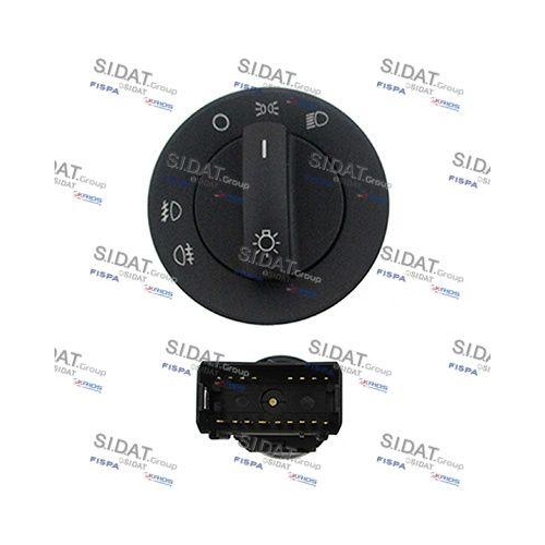 Schalter Hauptlicht Sidat 5.693731A2 f&uuml;r Audi Seat Skoda VW Vag