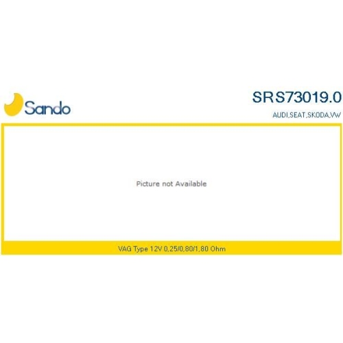 Widerstand Innenraumgebläse Sando SRS73019.0 für Vag