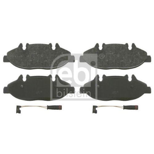Bremsbelagsatz Scheibenbremse Febi Bilstein 16487 f&uuml;r Mercedes Benz Vorderachse