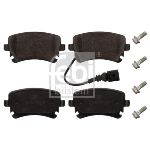 Bremsbelagsatz Scheibenbremse Febi Bilstein 16860 f&uuml;r VW Hinterachse