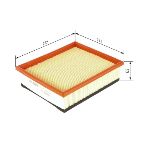 Luftfilter Bosch 1457433324 für Fiat