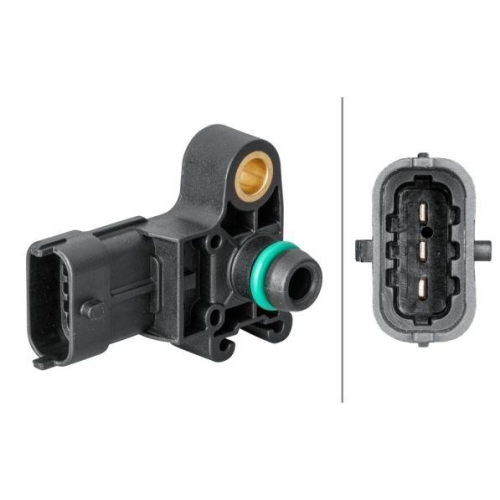 Sensor Ladedruck Hella 6PP 358 152-041 f&uuml;r Opel Vauxhall Chevrolet Daewoo Buick