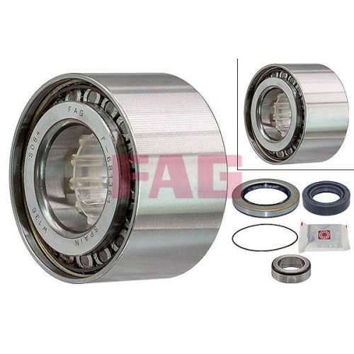 Radlagersatz Schaeffler Fag 713 6192 90 f&uuml;r Mitsubishi Hinterachse Vorderachse