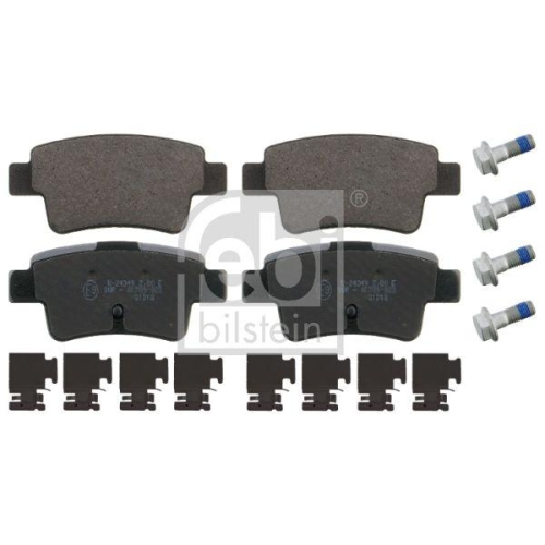 Bremsbelagsatz Scheibenbremse Febi Bilstein 16880 f&uuml;r Fiat Opel Vauxhall Abarth