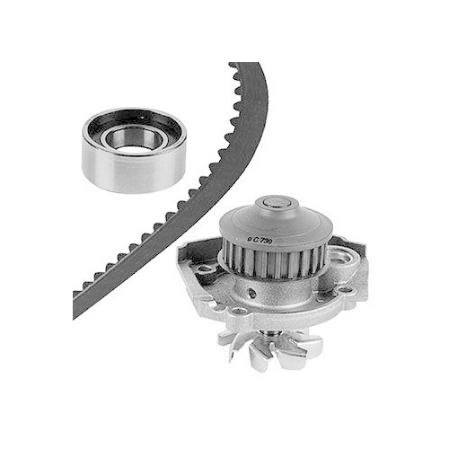 Wasserpumpe + Zahnriemensatz Graf KP739-2 f&uuml;r Fiat Lancia