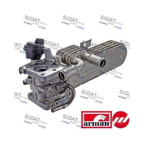 Radiatore Ricircolo Gas Scarico Sidat 83.1666AS Arman per Audi Seat Skoda VW Vag