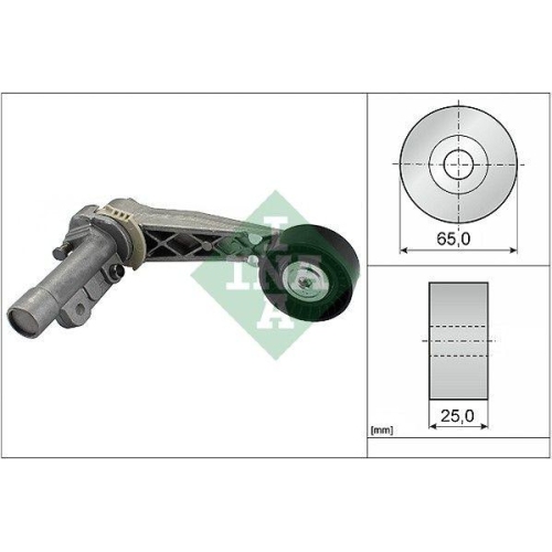 Riemenspanner Keilrippenriemen Schaeffler Ina 534 0318 10 für Bmw Citroën Opel