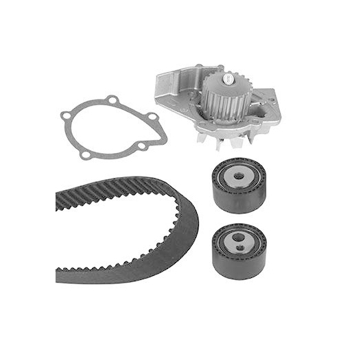Wasserpumpe + Zahnriemensatz Graf KP747-1 f&uuml;r Citro&euml;n Fiat Lancia Peugeot Suzuki