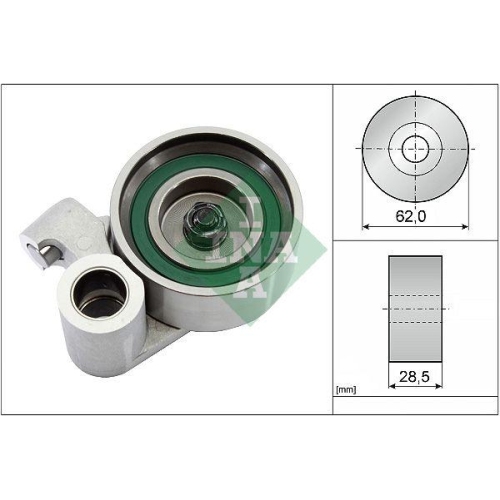 Spannrolle Zahnriemen Schaeffler Ina 531 0215 20 für Toyota Lexus