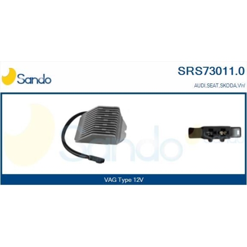 Widerstand Innenraumgebläse Sando SRS73011.0 für Vag