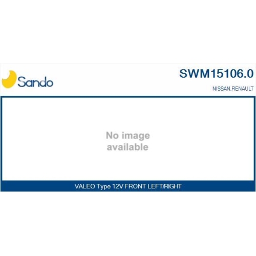 Wischermotor Sando SWM15106.0 f&uuml;r Renault Vorne