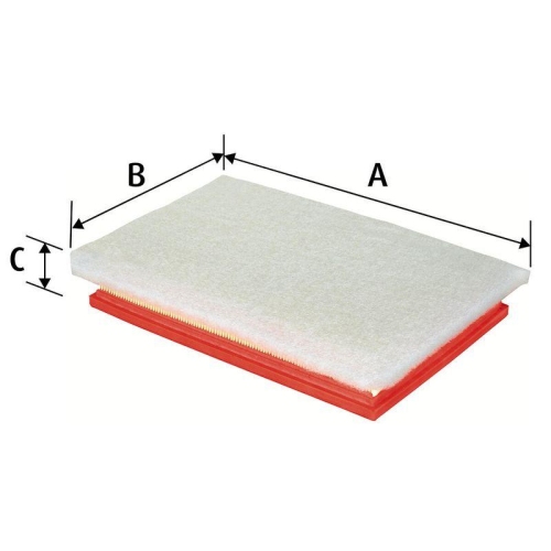 Air Filter Valeo 585175 for Opel Vauxhall For Vehicles Without Xenon Light