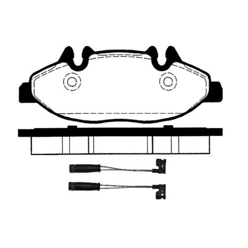 Bremsbelagsatz Scheibenbremse Raicam RA.0844.1 f&uuml;r Mercedes Benz Mercedes Benz