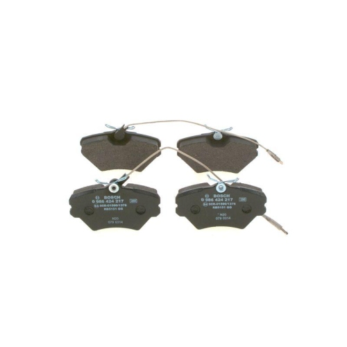 Bremsbelagsatz Scheibenbremse Bosch 0986424217 f&uuml;r Renault Vorderachse
