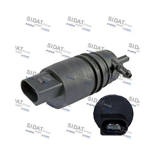 Waschwasserpumpe Scheibenreinigung Sidat 5.5123 f&uuml;r Audi Bmw Iveco Man Porsche