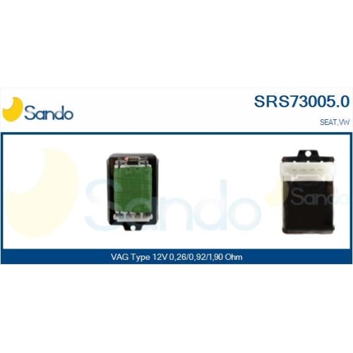 Widerstand Innenraumgebl&auml;se Sando SRS73005.0 f&uuml;r Vag