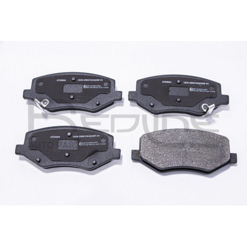 Bremsbelagsatz Scheibenbremse Red-line 27DR004 f&uuml;r Vorderachse