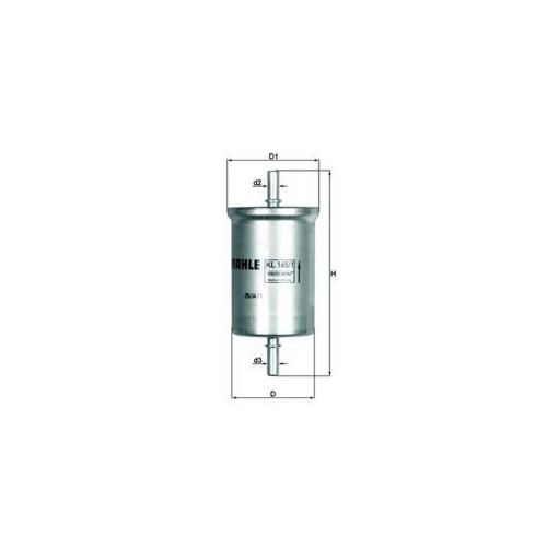 Kraftstofffilter Mahle KL 165/1 f&uuml;r Mercedes Benz Mercedes Benz Smart
