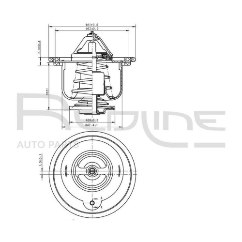 Thermostat K&uuml;hlmittel Red-line 55HO005 f&uuml;r Honda Toyota Lexus