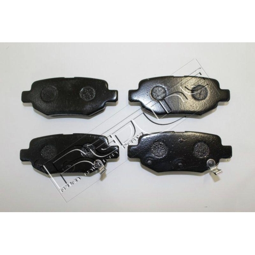 Bremsbelagsatz Scheibenbremse Red-line 27DR007 f&uuml;r Hinterachse