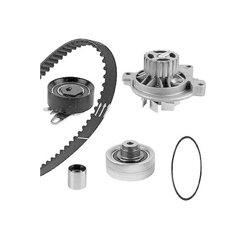 Wasserpumpe + Zahnriemensatz Graf KP758-2 f&uuml;r Audi VW